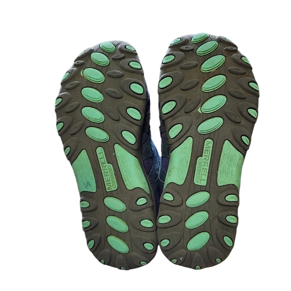 Merrell Chameleon Purple & Blue Leather Mesh Hiking Lace Up Sneakers, Si… - Picture 2 of 9